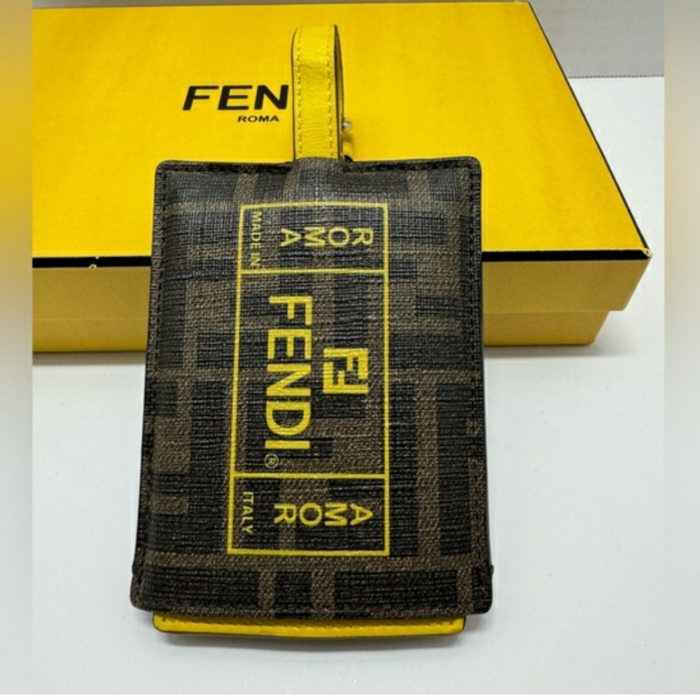 💖100% Authentic FENDI Luggage Tag, Special Limited Edition FENDI Bag Tag - Picture 9 of 12